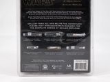 a close up of a package of star wars action figures on a white background