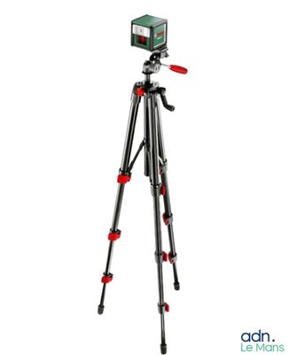 a tripod with a camera on top of it on a white background