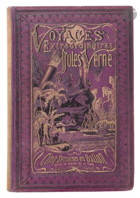 a purple book with a picture of a man on a horse
