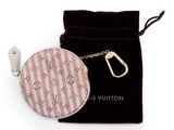 louis vuitton coin purse in pink and white stripes