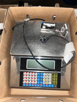 a box with a calculator inside of it