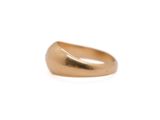 an image of a close up of a gold ring on a white background