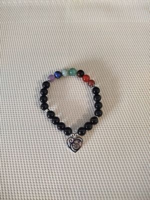 de Bracelets 7 Chakras "Guérison & Amour" (19cm) - ve…