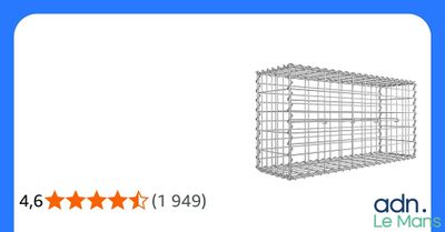 a picture of a wire cage with five stars on it