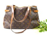 louis vuitton monogram canvas and leather tote bag