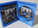 assassin ' s creed syndicate ps4 game in a blue case