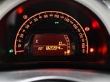 a close up of a car ' s dashboard with a speedometer