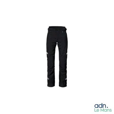 une photo d'un pantalon de ski noir sur fond blanc
