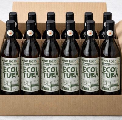 Lot de 12 bouteilles de 1 L de rouge d'Italie 13,5% - Poids …