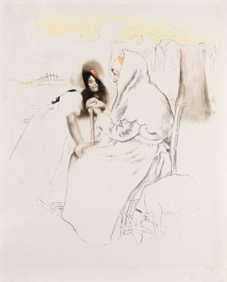 Louis Legrand (1863-1951) L’Aïeule.