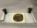 a roll of paper with a picture on it