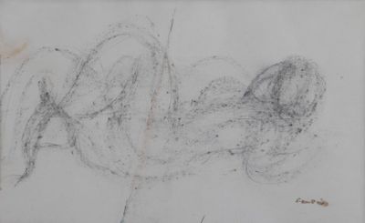 une image représentant le dessin d'une femme allongée sur le ventre