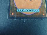 a picture of a deckmaster card on a table