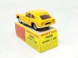 a yellow toy car sitting on top of a box