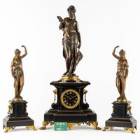 Ensemble de cheminée en trois pièces, « Amphitrite », compos… (photo 2)