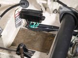 a close up view of a car ' s engine and wiring