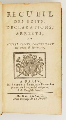 an open book with a picture of a coat of arms on it