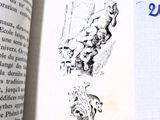 un livre ouvert sur lequel est dessiné un cheval
