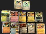 a lot of cards that are on the table