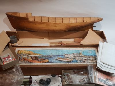 Grand Remorqueur de Haute Mer à construire en bois, type Abe…