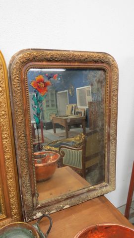 Miroir cadre doré 99 x 68