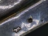 a close up of a metal object on a table