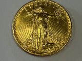 an image of a gold coin on a white surface