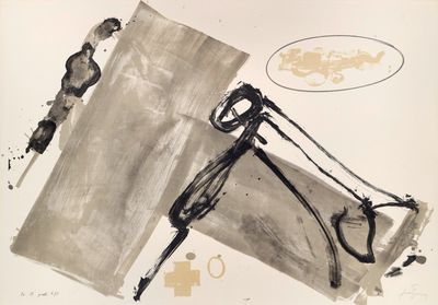 a drawing of a pair of scissors on a piece of paper