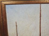 a picture of a painting of a sailboat in the water