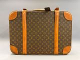 louis vuitton monogram canvas and leather suitcase