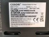 a close up of a label on the back of a car