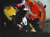 une image représentant un tableau où l'on voit une personne à cheval