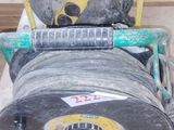 a cart that has a lot of tires on top of it