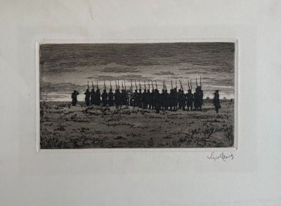 a picture of a group of men riding horses