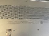 a close up of the bottom of a laptop computer