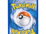 a close up of a pokemon card on a white background