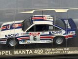 a model of a race car in a display case