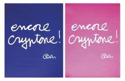 a couple of posters with words on them that say grace, cyryne, and ooh