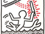 une image représentant le dessin d'un homme sur un bateau, avec un bateau en arrière-plan