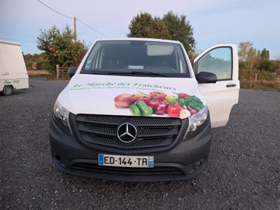 a van that has been painted to look like it is parked in a parking lot