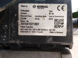 a label on the back of a motorcycle that says bombag