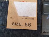 a label on the back of a pair of jeans