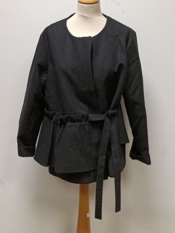 COS. Veste grise en laine et polyester T44. Neuve