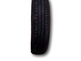 the tire of a car is shown on a white background