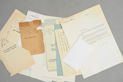 HISTOIRE ET DIVERS. Une vingtaine de lettres adressées à Phi…