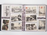 a picture of a book with pictures of a city