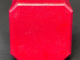 a red box that is sitting on a table