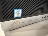 a close up view of a computer with a intel logo on it
