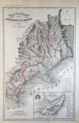 une vieille carte des montagnes et des fleuves des États-Unis
