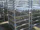 a lot of pipes that are stacked on top of each other